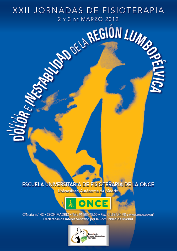 Imagen cartel 22 JORNADAS DE FISIOTERAPIA