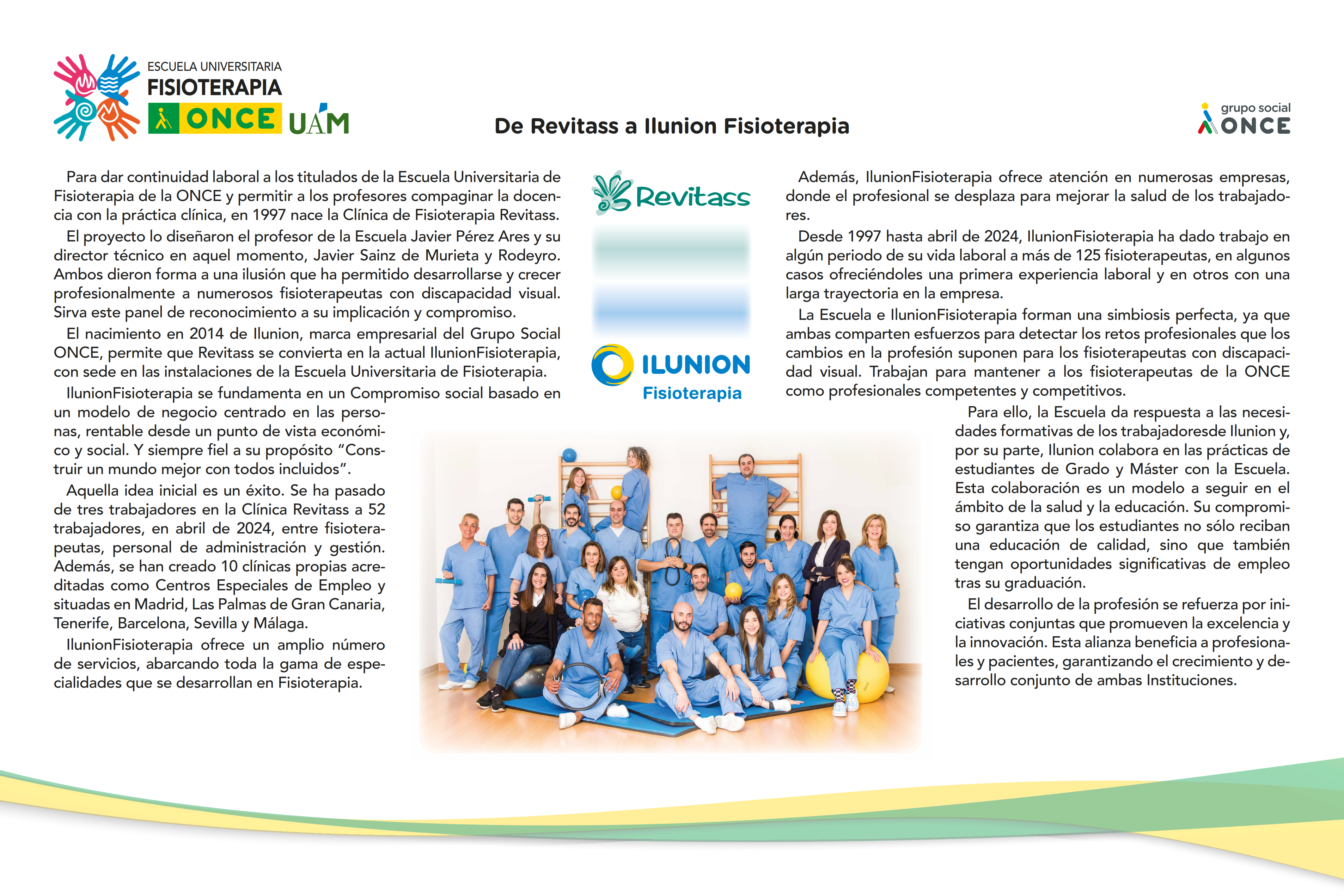 Imagen Panel 13:&nbsp;De Revitass a Ilunion Fisioterapia y Salud