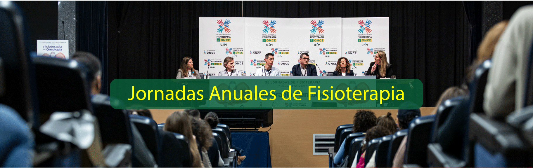 Anuncio próximas Jornadas de Fisioterapia de la ONCE